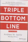 the TRIPLE BOTTOM LINE