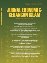 Jurnal Ekonomi dan Keuangan Islam