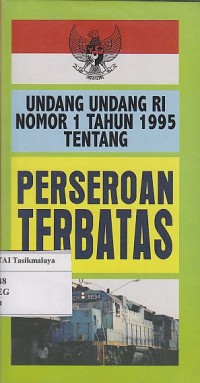 UNDANG-UNDANG RI NO.1 TN 1995 TENTANG PERSEROAN TERBATAS