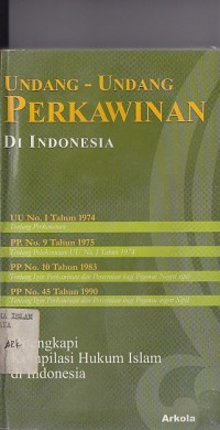 UNDANG-UNDANG PERKAWINAN DI INDONESIA