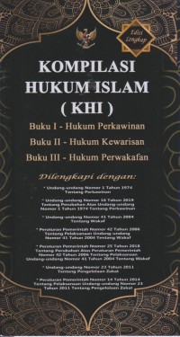 KOMPILASI HUKUM ISLAM (KHI)