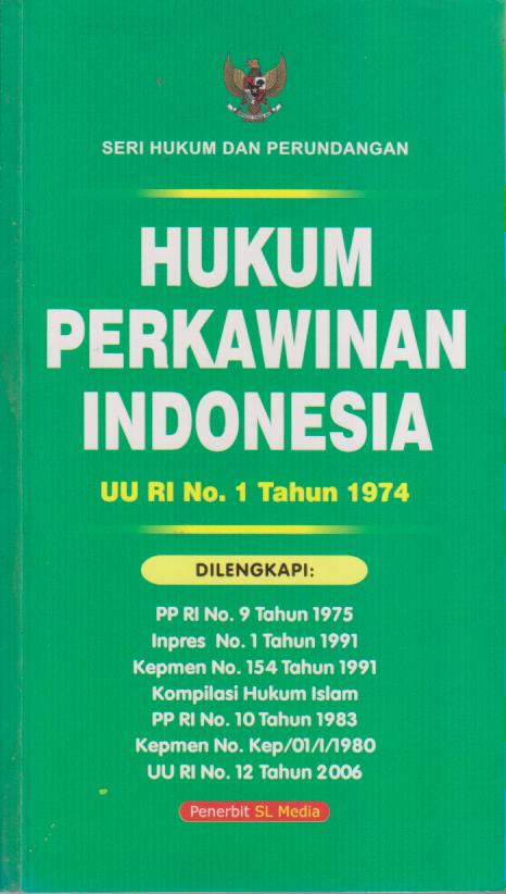 HUKUM PERKAWINAN INDONESIA UU RI No.1 Tahun 1974