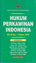 HUKUM PERKAWINAN INDONESIA UU RI No.1 Tahun 1974