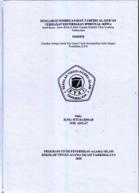 PENGARUH PEMBELAJARAN TAHFIDZ AL-QURAN TERHADAP KECERDASAN SPIRITUAL SISWA