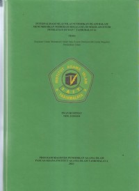 INTERNALISASI NILAI-NILAI PENDIIDKAN ISLAM DALAM
MENUMBUHKAN MODERASI BERAGAMA DI SEKOLAH
(Studi Penelitian di MAN 7 Tasikmalaya)