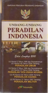 UNDANG-UNDANG PERADILAN INDONESIA