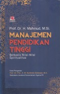 MANAJEMEN PENDIDIKAN TINGGI