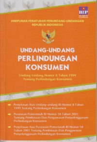 UNDANG-UNDANG PERLINDUNGAN KONSUMEN