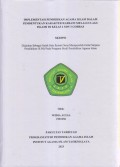 IMPLEMENTASI PENDIDIKAN AGAMA ISLAM DALAM
PEMBENTUKAN KARAKTER RABBANI MELALUI LAGU
ISLAMI DI KELAS 2 SDN 3 GOBRAS
