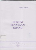 HUKUM PENATAAN RUANG