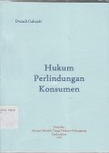 HUKUM PERLINDUNGAN KONSUMEN