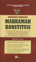 UNDANG-UNDANG MAHKAMAH KONSTITUSI