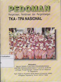 PEDOMAN PENGELOLAAN DAN PENGEMBANGAN TKA- TPA NASIONAL