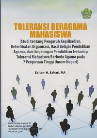 TOLERANSI BERAGAMA MAHSISWA