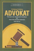 UNDANG-UNDANG ADVOKAT