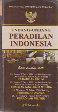 UNDANG-UNDANG PERADILAN INDONESIA