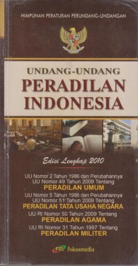 UNDANG UNDANG PERADILAN INDONESIA