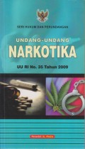 UNDANG-UNDANG NARKOTIKA