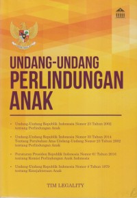 UNDANG-UNDANG PERLINDUNGAN ANAK