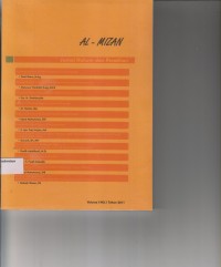 AL-MIZAN ; JURNAL HUKUM DAN PERADILAN