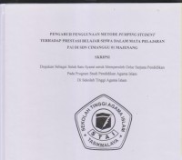 PENGARUH PENGGUNAAN METODE PUMPING STUDENT TERHADAP PRESTASI BELAJAR SISWA DALAM MATA PELAJARAN PAI DI SDN CIMANGGU 01 MAJENANG