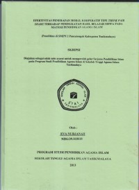 EFEKTIVITAS PENERAPAN MODEL KOOPERATIF TIPE THINK PAIR SHARE TERHADAP PENINGKATAN HASIL BELAJAR SISWA PADA MATERI PENDIDIKAN AGAMA ISLAM