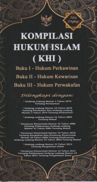 KOMPILASI HUKUM ISLAM (KHI)