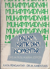 MUHAMMADIYAH DALAM KRITIK DAN KOMENTAR
