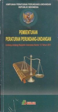 PEMBENTUKAN PERATURAN PERUNDANG-UNDANGAN