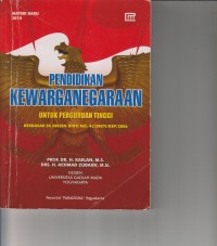 PENDIDIKAN KEWARGANEGARAAN