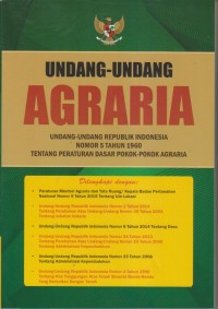 UNDANG-UNDANG AGRARIA